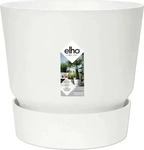 Elho 0463613915000, elho greenville Topf rund 40 cm - weiss