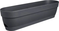 elho 3741707042500, elho Vibia campana Balkonkasten Anthrazit 70 cm - Kunststoff