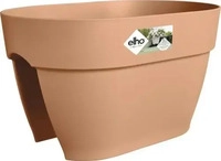 elho 3682204027000, elho Vibia campana Gel&auml;nderkasten Flower Bridge Terracotta 40 cm