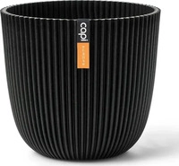 Capi IGTB536, Capi Europe &Uuml;bertopf Groove Kugel Schwarz &Oslash; 28 cm - Kunststoff