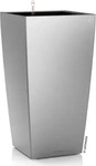 Lechuza 18468, LECHUZA Pflanzgef&auml;&szlig;e CUBICO 22 Silber metallic All-in-One