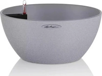 Hob Creations 13840, Hob Creations LECHUZA Pflanzschalen CUBETO Stone 40 Steingrau