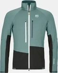 ORTOVOX - Fleece Rib Jacke Herren arctic grey blau