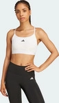 adidas - Aeroreact Training 3-Streifen Sport BH Damen wei&szlig;