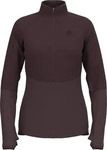 Odlo - Descent Ceramiwarm 200 Sl 1/2 Zip Midlayer Damen fudge braun