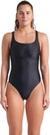 Arena - Solid Control Pro Back Badeanzug Damen schwarz