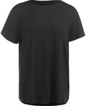 Athlecia - Lizzy Slub T-Shirt Damen black melange 184632_1317