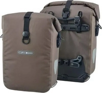 Ortlieb - Gravel-Pack 2x14,5l QL2.2 2 St&uuml;ck Hinterradtaschen dark sand braun
