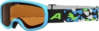 Alpina - Carvy 3.0 Skibrille Kinder blue matt blau