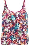 Lascana - Oversize-Tankini-Top Damen flowerprint berry 251481_1317
