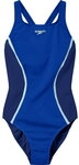 Speedo - Solid Splice Medalist Badeanzug Damen blau 257856_1322