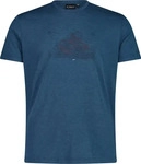 CMP - T-Shirt Herren petroleum melange blau
