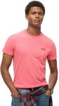 Superdry - Essential Logo EMB T-Shirt Herren punch pink marl 252431_1270
