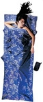 Cocoon - Leicht-Reiseschlafsack Rechteck leaves blau