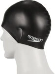 Speedo - Plain Moulded Silicone Junior Badekappe Kinder schwarz 158668_412