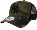 New Era - Camo 9FORTY&reg; A-Frame Trucker Cap new york yankees green med...