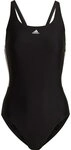 adidas - Mid 3-Streifen Badeanzug Damen schwarz 214597_1337