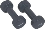 Schildkr&ouml;t Fitness - Vinyl-Hanteln 2kg 2er grau 211290_412
