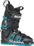 Scarpa - 4-Quattro SL WMN Hybrid Freetouring Skischuhe Damen black lagoon grau