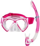 Mares - Pirate Neon Schnorchel-Set Kinder pink white clear 254222_412