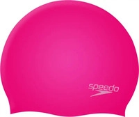 Speedo - Plain Moulded Silicone Junior Badekappe Kinder cherry pink rosa/pink