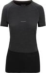 Icebreaker 125 ZoneKnit Crewe Damen T-Shirt, grau 196010452080