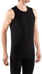 Falke Wool-Tech Light Singlet Regular Herren Unterhemd, schwarz 4043874680264
