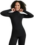 Falke Wool-Tech Zip Damen Unterhemd, schwarz 4067112001710