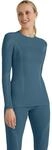 Falke Wool-Tech Damen Unterhemd, blau 4067112002342