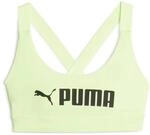 Puma Mid Impact Fit Bra Damen Top, gr&uuml;n 4099683780978