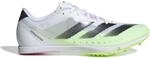 Adidas Adizero Distancestar Spike-Schuh Leichtathletikschuhe, wei&szlig;, Gr&ouml;&szlig;e 45 ⅓
