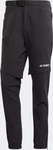 Adidas Terrex LOS68_HN2896, Adidas Terrex Utilitas Zip Herren Hose, schwarz, Gr. XL