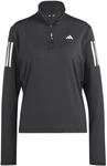 Adidas Own the Run Half-Zip Oberteil Damen Rollkragenpullover, schwarz 4067887085229
