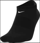 Nike Everyday Lightweight Training No-Show (3 -Paar) Socken, schwarz, Gr. S