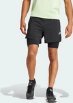 adidas JRU61_IR8597, Adidas Gym+ Training 2-in-1 Shorts Herren Shorts, schwarz male