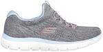 Skechers Summits - Fun Flare Damen Freizeitschuhe, grau, Gr&ouml;&szlig;e 36 196989501277