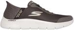 Skechers Go Walk Flex - Hands Up Herren Slipper, braun, Gr&ouml;&szlig;e 40 197627488622