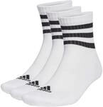 adidas EBB66_HT3456, Adidas 3-Streifen Cushioned Sportswear Mid-Cut 3er-Pack Socken,