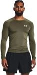 Under Armour HG Armour Comp Herren Longsleeve, gr&uuml;n 196884754587