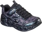 Skechers S Lights: Heart Lights Kinder Freizeitschuhe, schwarz, Gr&ouml;&szlig;e 29