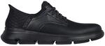 Skechers Garza - Gervin Herren Slipper, schwarz, Gr&ouml;&szlig;e 42 196989359632