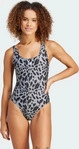 adidas KMQ76_IS1558, Adidas Essentials Animal Print U-Back Badeanzug Damen Badeanzug,
