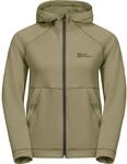 Jack Wolfskin Fernweh Hooded Damen Midlayer, gr&uuml;n 4064993975260