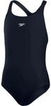 Speedo Endurance+ Medalist M&auml;dchen Schwimmanzug, blau 5053744703565