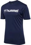 Hummel Logo T-Shirt, blau 5715454871247