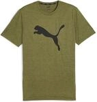Puma Train FAV Heather CAT Herren T-Shirt, gr&uuml;n 4099686836061