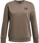 Under Armour Essential Fleece Crew Damen Sweatshirt, braun 196885753039