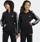 adidas ECO43_HR6331, Adidas Essentials 3-Streifen Fleece Kinder Kapuzensweater,