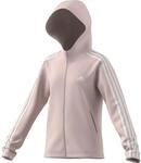 Adidas Essentials 3-Streifen Full-Zip Kapuzenjacke M&auml;dchen Kapuzensweater, rosa