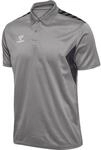 Hummel Authentic Functional Polo Herren Poloshirt, grau 5715454335138